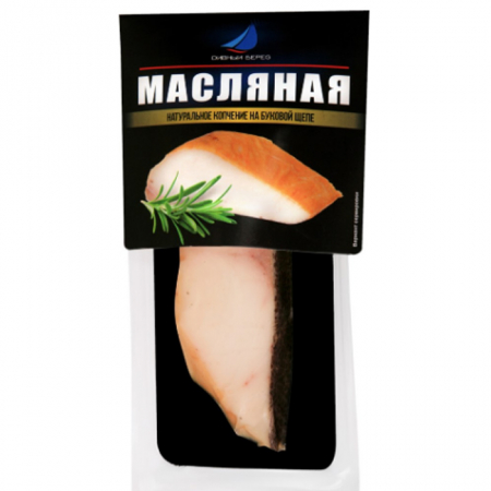 Масляная рыба копченая на буковой щепе 150г филе-кусок в/у Дивный берег