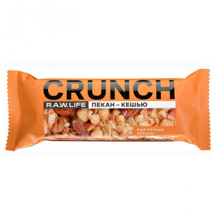 Батончик Crunch RAWLife 30г пекан/кешью