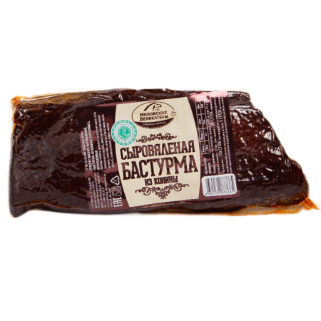 Бастурма сыровяленая из конины Миловские деликатесы