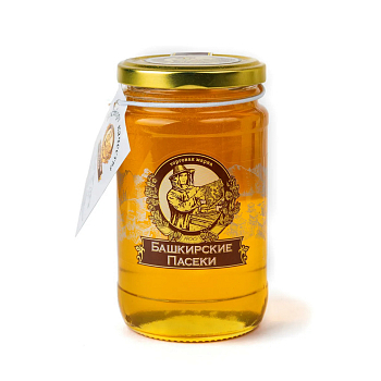 Мед Пасеки 500гр липовый ст/б Башкирские пасеки
