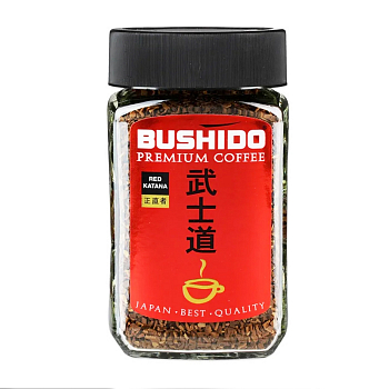 Кофе Bushido 100гр Red Katana ст/б