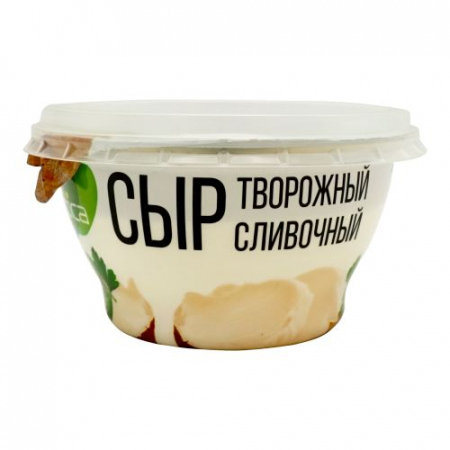 Сыр творожный Lactica 140гр сливочный 55%