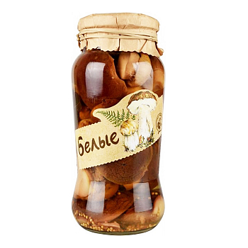 Грибы Кедровый бор 535гр ст/б белые грибы маринованные