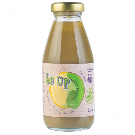 Смузи Be Up !DEAS 0,3л банан/киви/шпинат ст/б