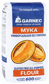 Мука Гарнец универсальная 600гр без глютена