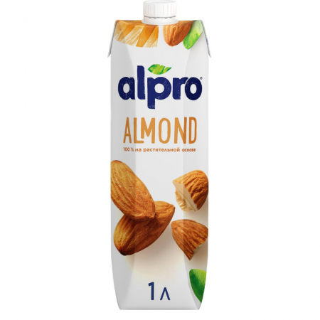 Напиток Alpro 1л миндальный т/пак