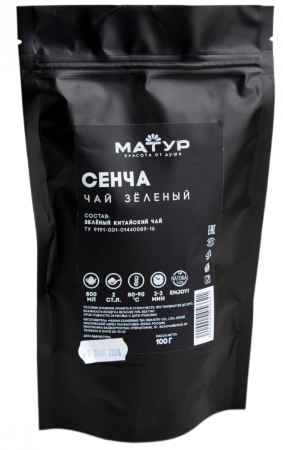 Чай Матур Сенча зеленый китайский 100гр 