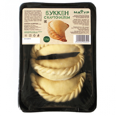 Буккен с картофелем п/ф 4шт/396гр конт