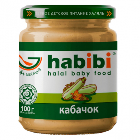 Пюре habibi 100гр кабачок ст/б