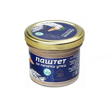 Паштет из печени утки Рамаевское 90гр ст/б Татарстан