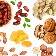 Орехи, сухофрукты