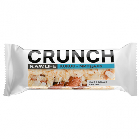 Батончик Crunch RAWLife 30г кокос/миндаль