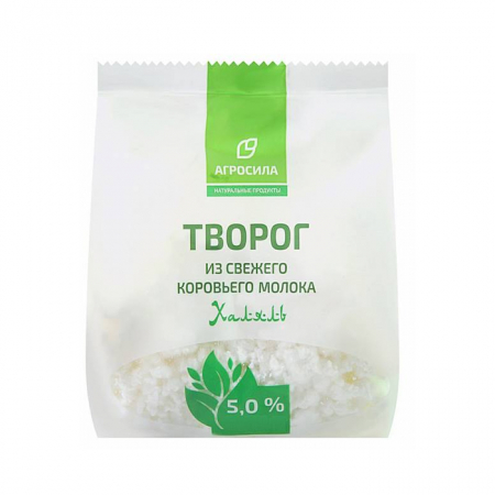 Творог Агросила 200гр 5% пакет 