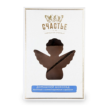 Шоколад Счастье 140гр молочный соленая карамелью/арахис