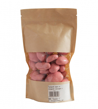 Грецкий орех в йогуртово-шоколадной глазури с сублимированной малиной КФ Белое озеро