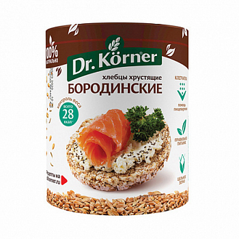 Хлебцы Dr.Korner 100гр Бородинские