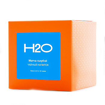Чай H2O 50гр Матча голубой