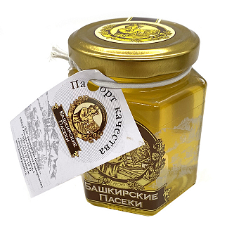Мед Сотка 250гр липовый ст/б Башкирские пасеки