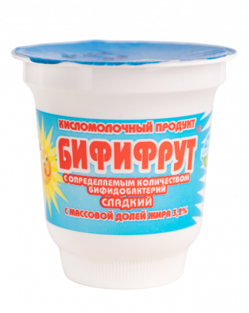 Бифифрут сладкий 125гр 3,2% пл/ст 