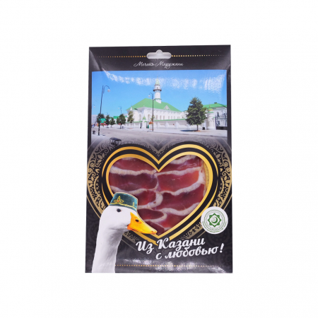 Филе утиное сыровяленое халяль в/у 60гр нарезка ФХ Рамаевское Татарстан