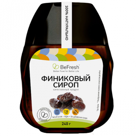 Сироп финиковый BeFresh 240мл пл/б