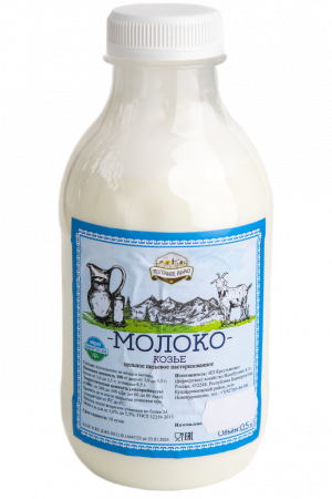 Молоко козье Молочное ранчо 0,5л 3,2% пэт