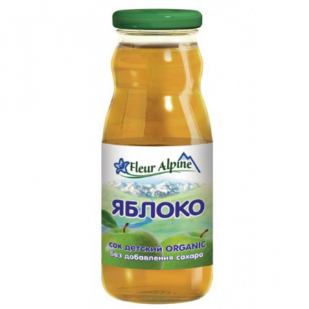 Сок Fleur Alpine яблочный 200мл ст/б