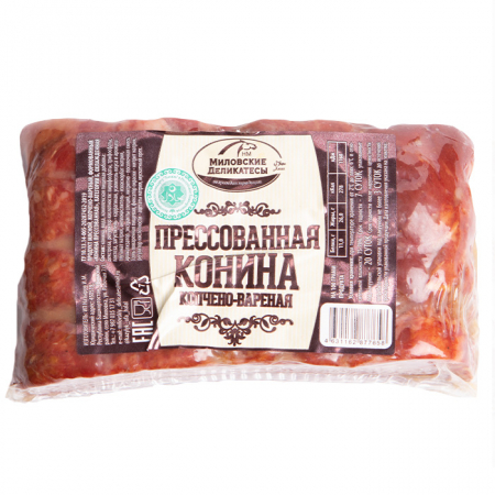 Конина копчено-вареная пресованная Миловские деликатесы