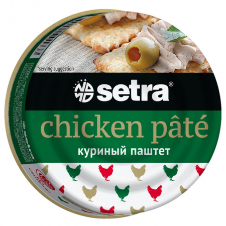 Паштет Setra 100гр ж/б куриный 