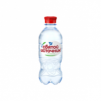 Вода Святой Источник 0,33л газ пл/б