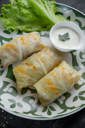 Голубцы с мясом и рисом п/ф з/м 4шт/524гр конт