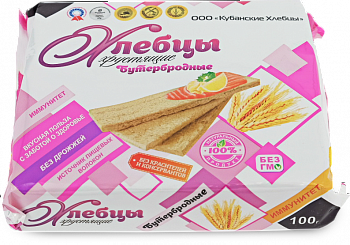 Хлебцы Кубанские 100гр бутербродные
