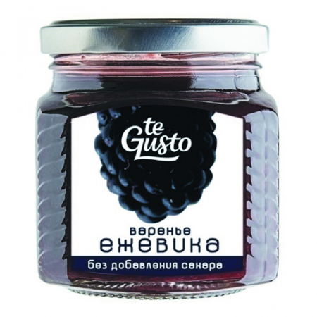 Варенье Te Gusto 300г ежевика ст/б без сахара