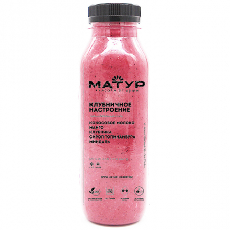 Смузи Клубничное настроение 300мл пэт