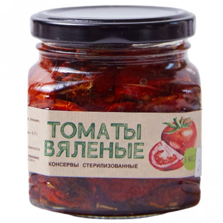 Томаты вяленые в масле 250гр ст/б