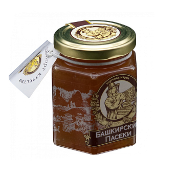 Мед Сотка 250гр цветочный ст/б Башкирские пасеки